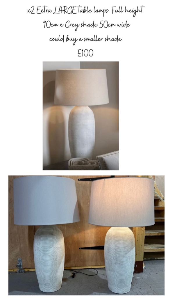 Extra large console lights x2 