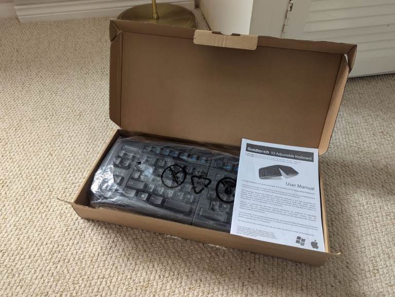 Brand New Goldtouch Elite Ergonomic Keyboard - selling at 50% RRP!