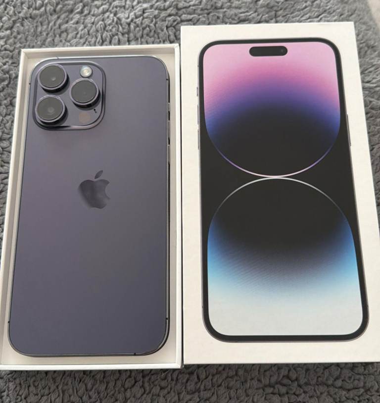 Apple iPhone 14 Pro max Purple – Unlocked, Excellent Condition