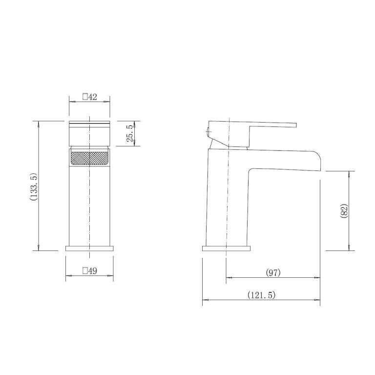 Waterfall Bathroom Mixer Tap