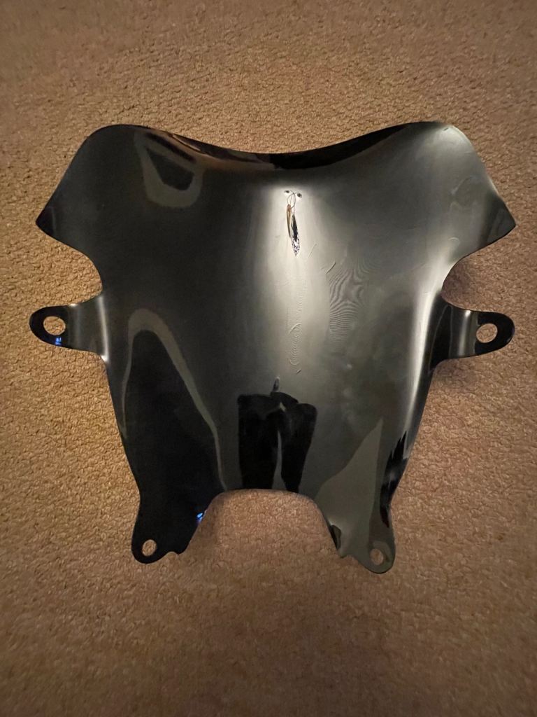 Windshield wind deflector for bandit 