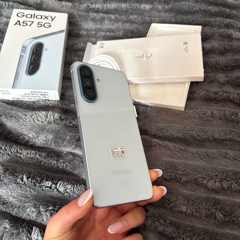 Samsung Galaxy A57 5G 256GB (8GB RAM) – Brand New Sealed – Unlocked – Icy Blue