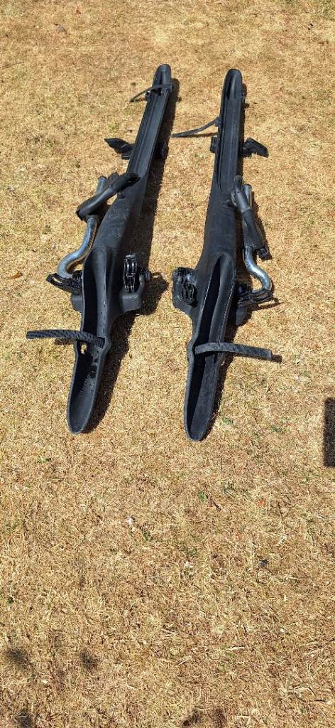 Roof rack bike carriers