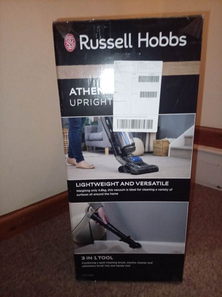 NEW Russell Hobbs Athena Upright Vacuum Cleaner