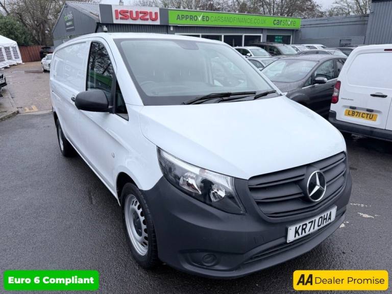 2021 Mercedes-Benz Vito White 2.0 CDI Euro 6 panel van, 55,647 miles, ULEZ compliant, Automatic, ...