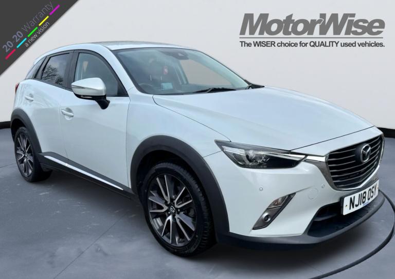 2018 Mazda CX-3 2.0 Sport Nav 5drHEAD UP DISPLAYSATNAV FSH FULL HISTORY GREY EURO 6 HATCHBACK Pet...