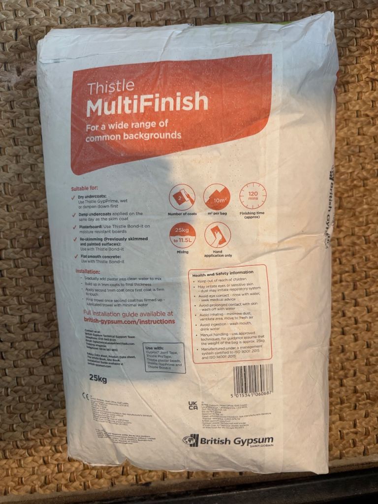 FREE New bag of plaster