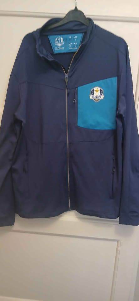 Ryder Cup 2020 Europe Windcheater Jacket, Adult Large, Blue