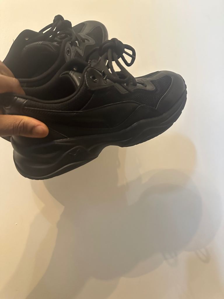 Black Puma Chunky Trainers – Comfortable Everyday Sneakers