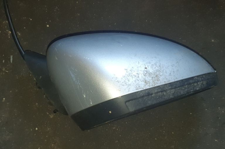 Vauxhall Corsa D Right Side Wing Mirror Silver 2008