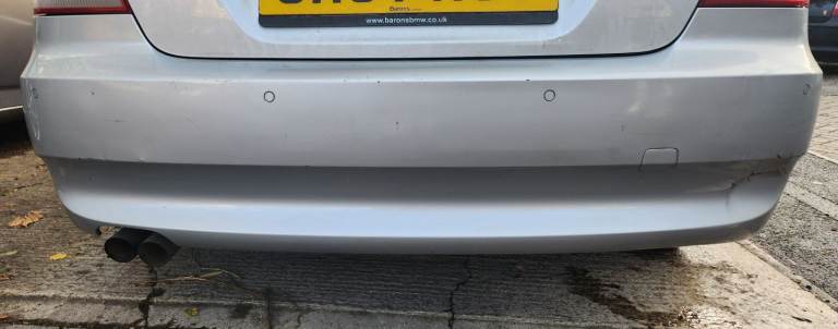 BMW E92 E93 rear Bumper354 Titan Silver