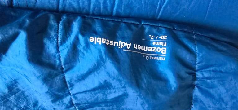 Bozeman Youth Adjustable Sleeping Bag & Vango Mat – Good Condition