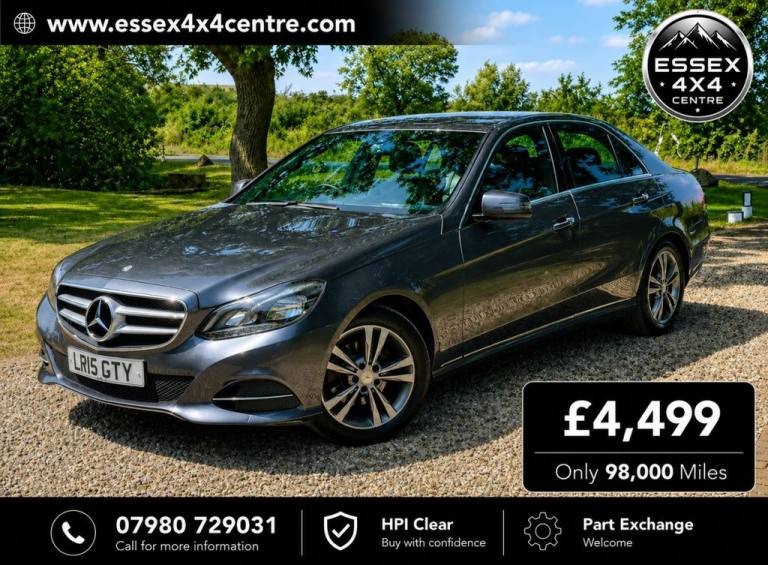 2015 Mercedes-Benz E Class E220 BLUETEC SE AUTOMATIC G-TRONIC+ EURO 6 TURBO DIESEL  Saloon Diesel...