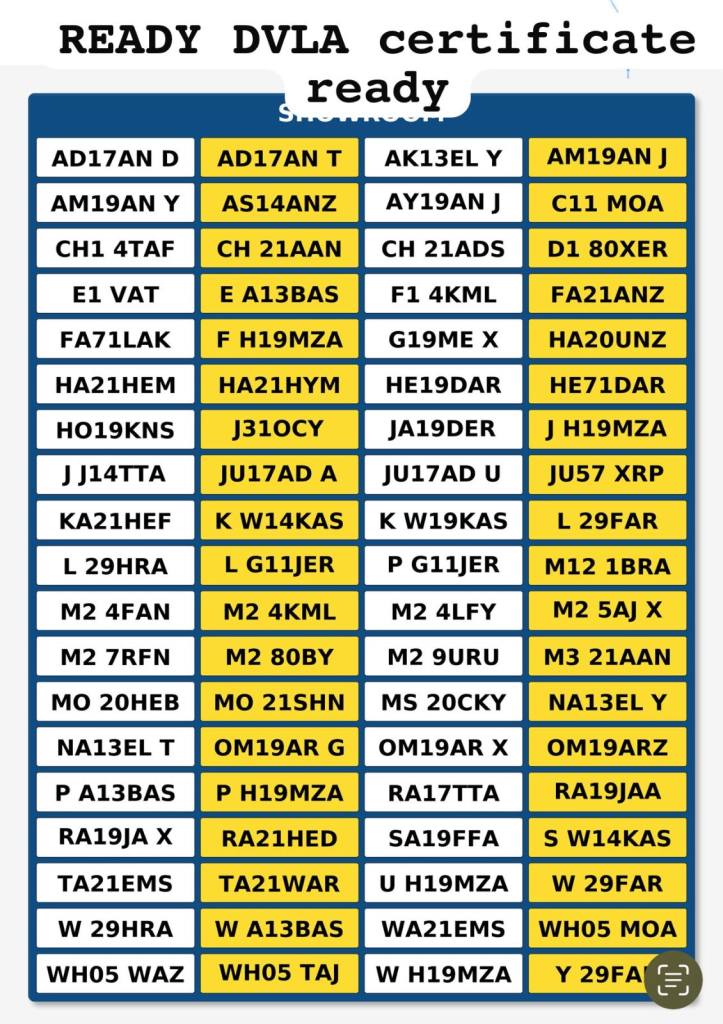 Private number plate XRP loads more 