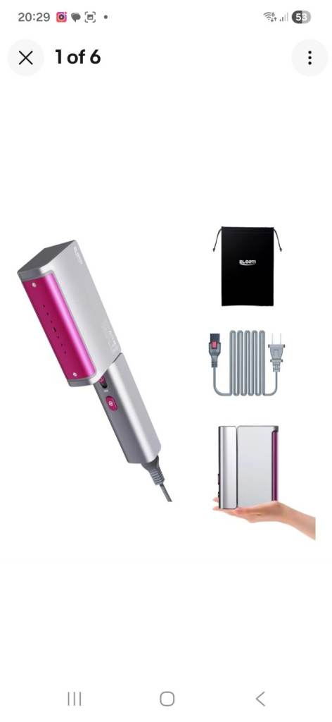 1200W Clothes Steamer.  15s Fast Heat Up. Dual Voltage for Worldwide Travel