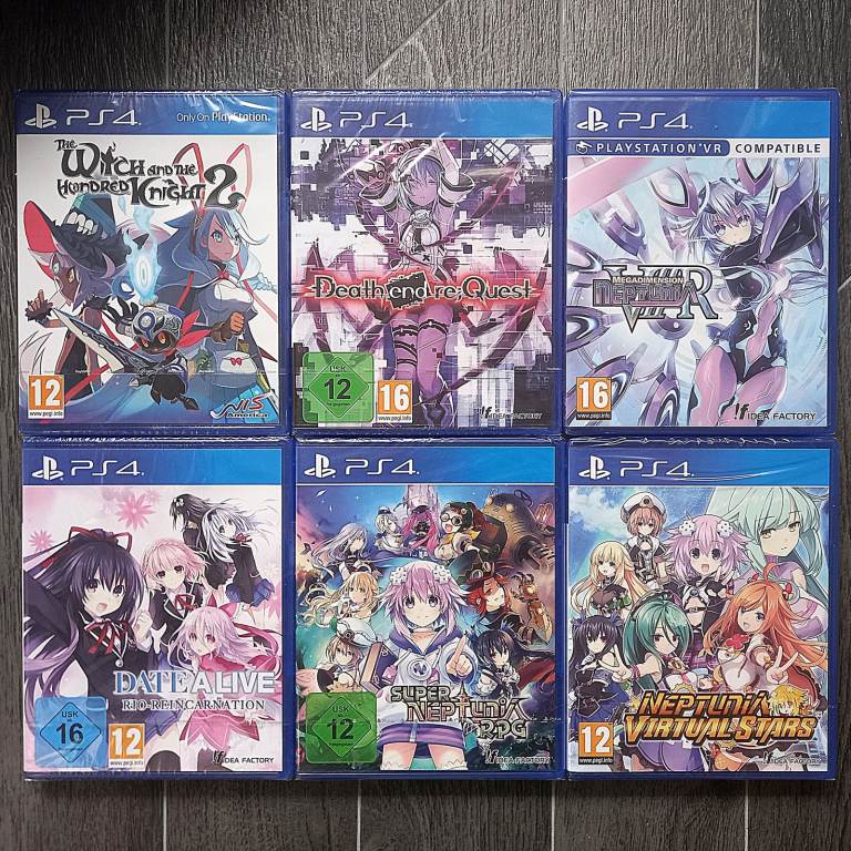 PS4 Games Anime Waifu Manga RPG Game New Sealed 