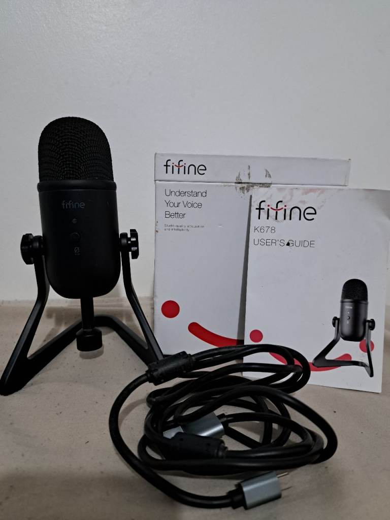 FIFINE K678 USB Microphone | Used | Complete in Box