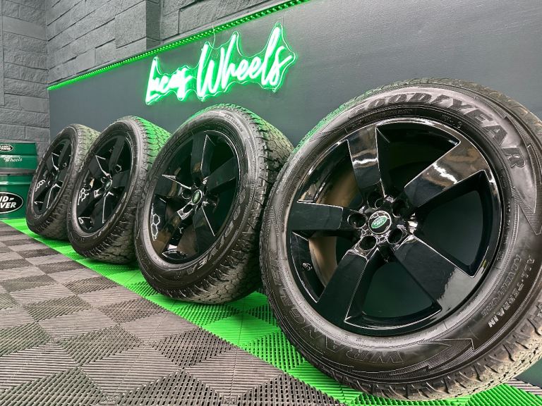 New Defender 90 / 110 L663 20 inch genuine style 5098 Black Alloy Wheels 5/6mm+ Wrangler AT’s!