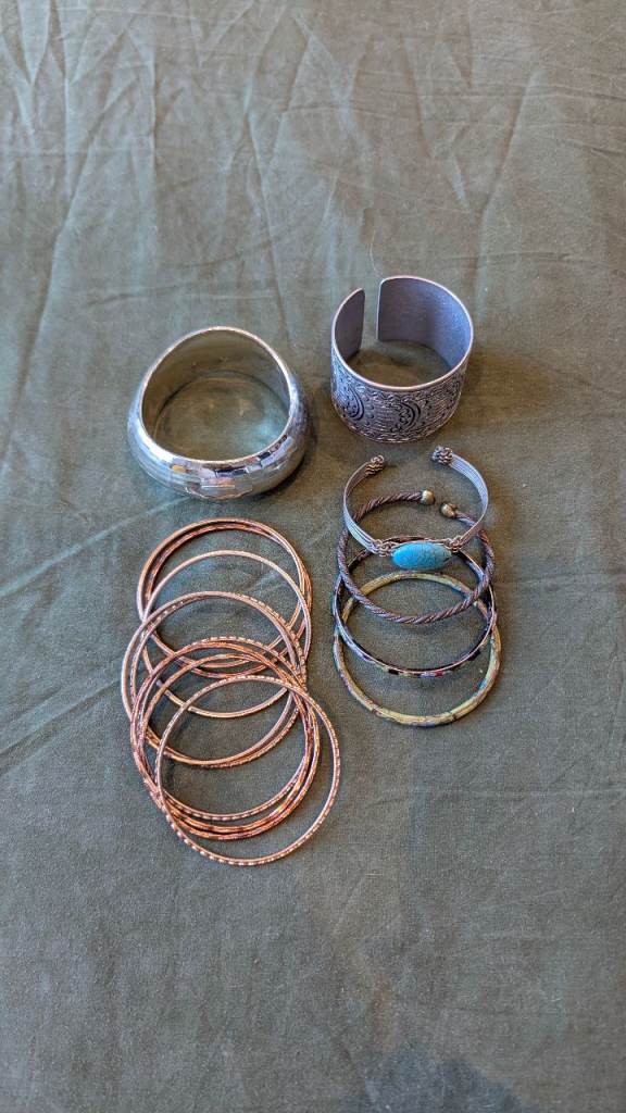 Mixed Metal Bracelets & Bangles – Good Condition