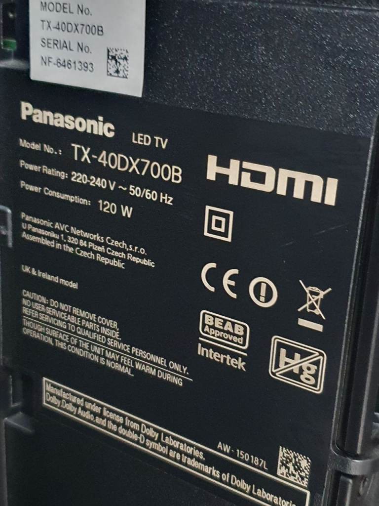 40inch Panasonic smart tv