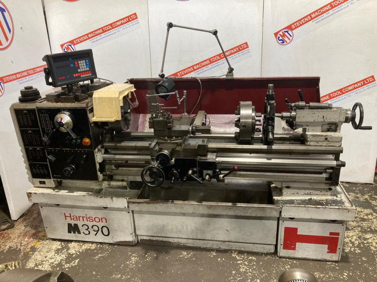 HARRISON M390 GAP BED CENTRE LATHE DRO YEAR 1996