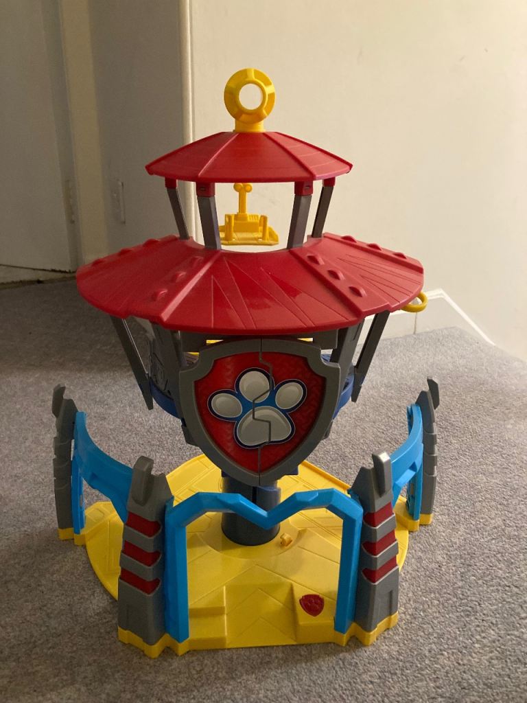 Paw Patrol Dino Tower and Dino Pups with vehicles 
