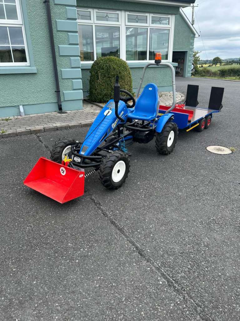 BERG XL GO KART & FLATBED TRAILER FOR SALE