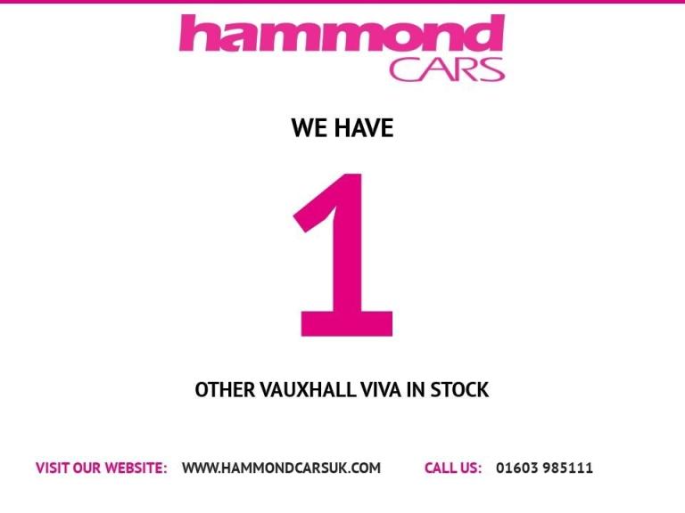 2016 Vauxhall Viva 1.0i SL Hatchback 5dr Petrol Manual Euro 6 (75 ps) Hatchback Petrol Manual