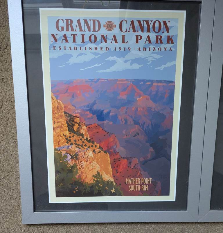 American National Park vintage prints Grand Canyon 