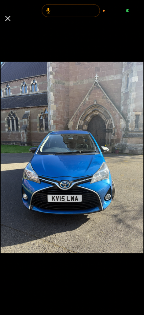 Toyota Yaris 1.0 VVT-i Icon 2015
