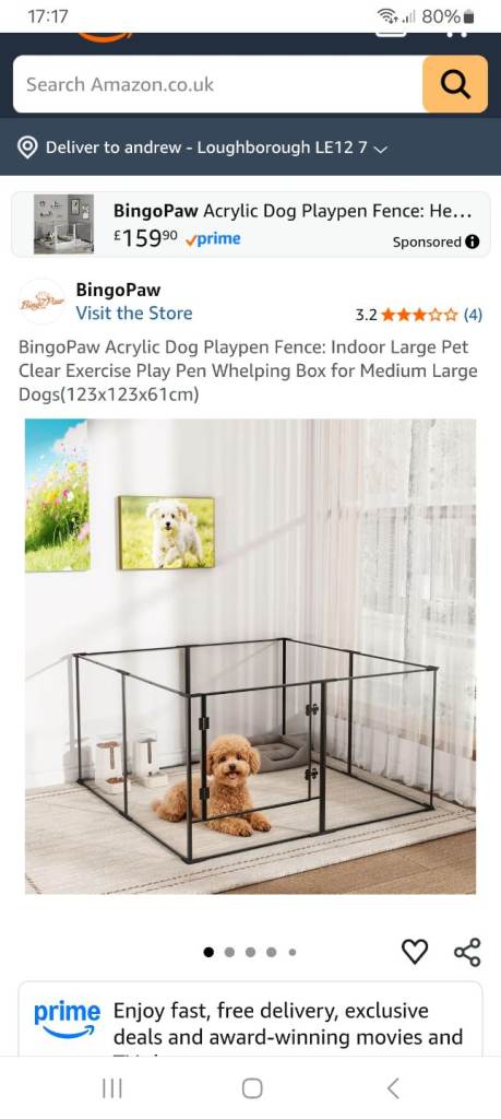 Whelping dog play pen, bingopaw.