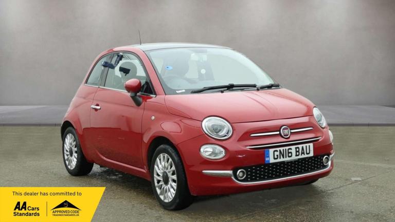 2016 Fiat 500 1.2 Lounge 3dr HATCHBACK PETROL Manual
