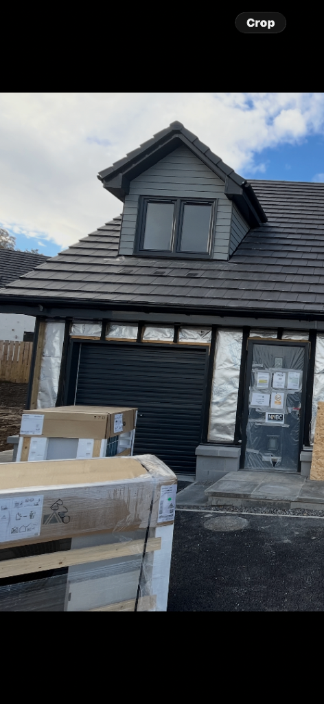 Roller shutter garage door