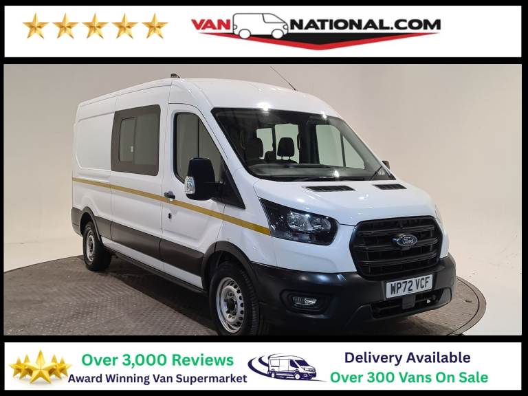 2023 Ford Transit 2.0 EcoBlue 130ps H2 Leader Double Cab Van PANEL VAN DIESEL Manual