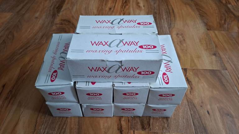 10 packs of Wax Away Waxing Spatulas