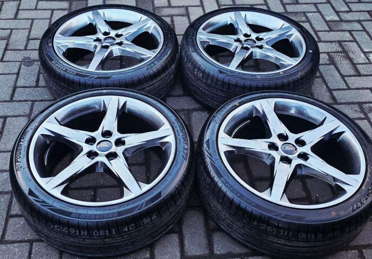 Ford Titanium X 18inch 5 spoke alloys with new tyres5x108 Mondeo focus Cmax transit connect 