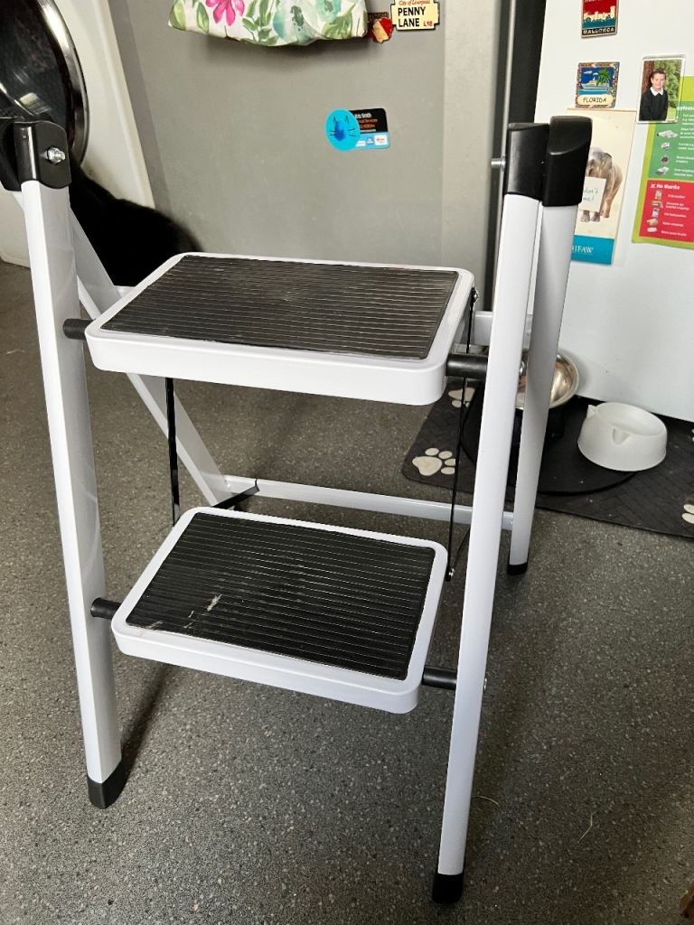 Brand new 2 step stool with anti-slip treads