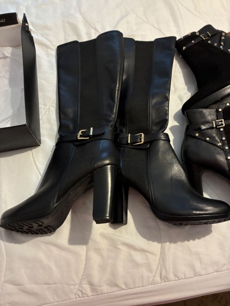 Dune knee high boots