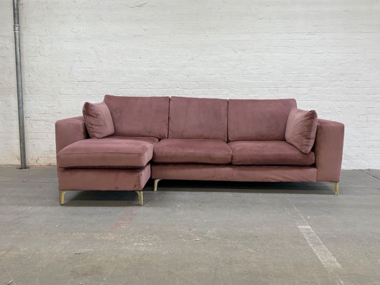  DFS Daisy Plush Velvet Corner Sofa RRP: £1,699