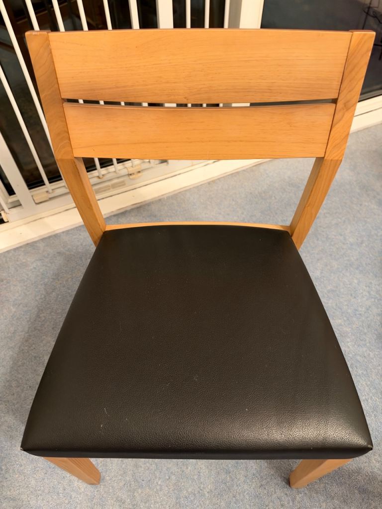 Marks and Spencer’s glass dining table and chairs, £250.00 for Sale