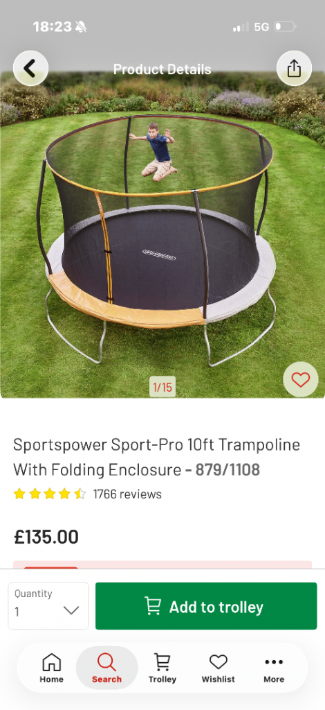 Brand new 10ft trampoline 