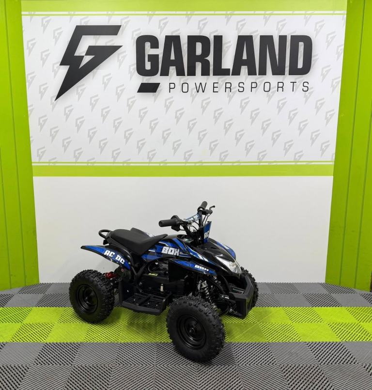 EBOX ACDC 800w Kids Electric Quad Bike - Blue, Brand new 2025 model