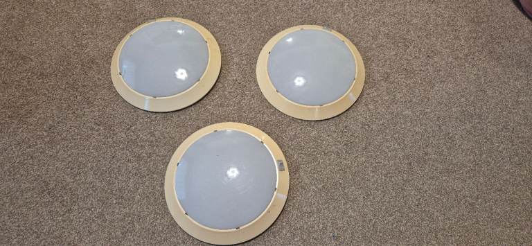 Three internal lights 12V for camper caravan motorhome boat.