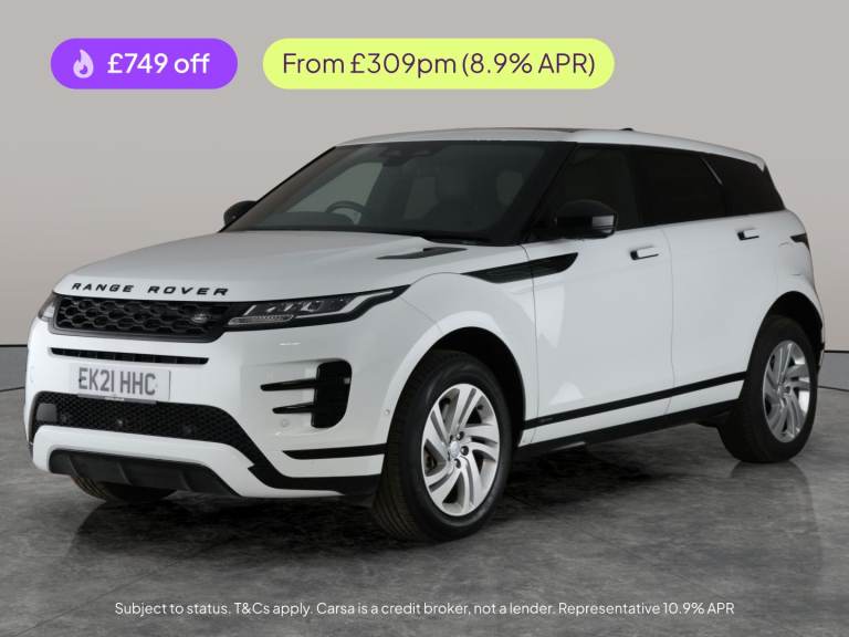 2021 Land Rover Range Rover Evoque 1.5 P300e 12.2kWh R-Dynamic S SUV 5dr Petrol Plug-in Hybrid Au...