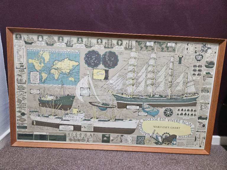 Swedish Mariners Chart Print by Tull Graphics