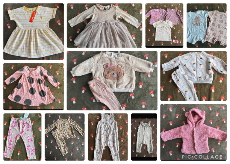 9-12 month girls clothes bundle