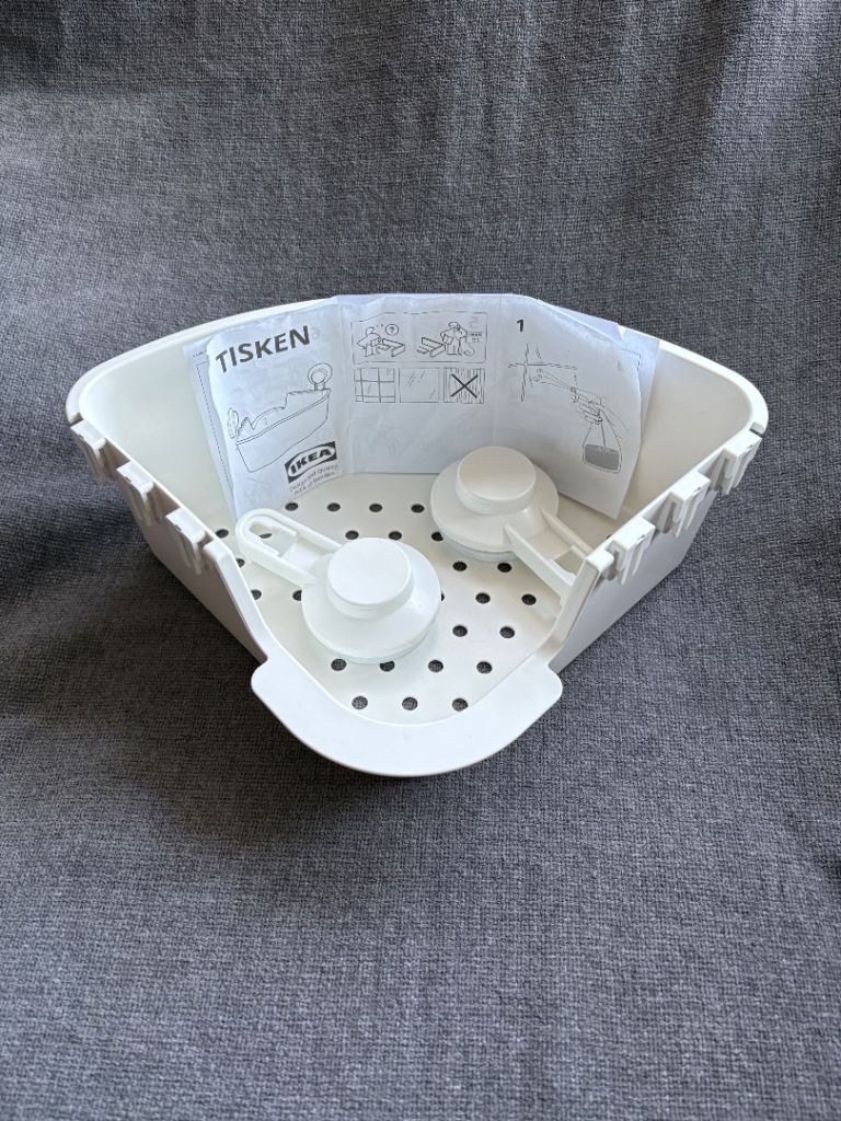 IKEA shower corner basket
