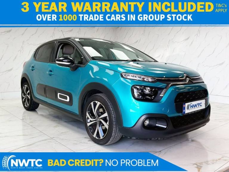 2022 Citroen C3 1.2 PureTech Shine Plus Hatchback 5dr Petrol Manual Euro 6 (s/s) (83 ps) F/ Hatch...