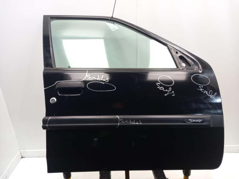 Citroen Saxo Right Front Door O/S 2000-2004 Exy - Onyx Black Paint 5 Door Hatchb