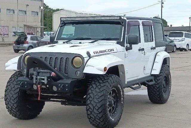 JEEP WRANGLER 3.6 UNLIMITED 4 INCH LIFTED  BEAST White Auto Petrol 2015
